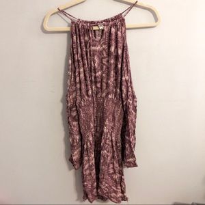 Charlotte Ruse Tie-Dye Cold Shoulder Dress